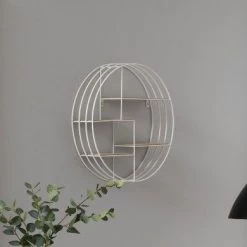 Wandrek Bas Ø45cm - Wit -Collectie Woonkamermeubels 0000072166 6 4e6f