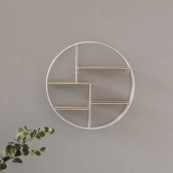 Wandrek Bas Ø45cm - Wit -Collectie Woonkamermeubels 0000072166 7 4b01