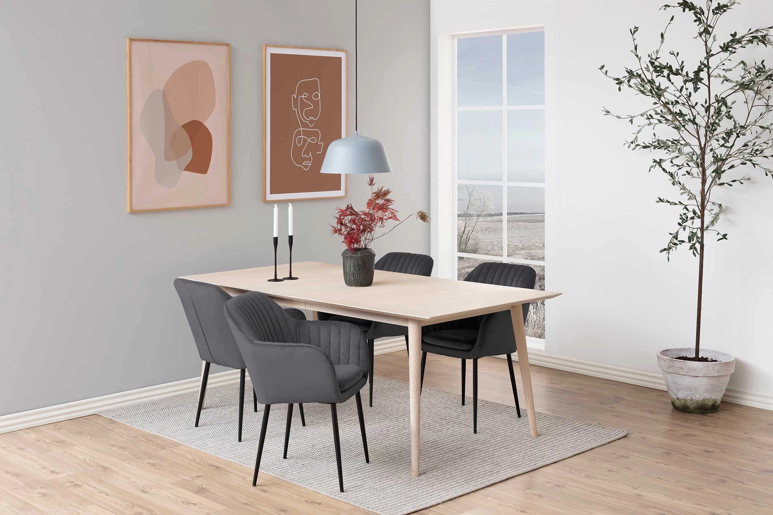 Armstoel Hermeline - Donkergrijs/zwart 4 Armstoel Hermeline - Donkergrijs/zwart - Afbeelding 4