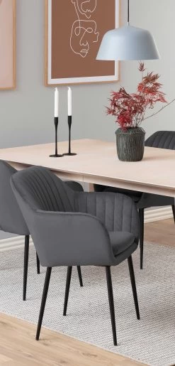 Armstoel Hermeline - Donkergrijs/zwart 9 Armstoel Hermeline - Donkergrijs/zwart -Collectie Woonkamermeubels 0000076596 6 c841