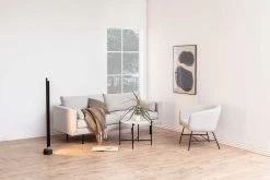 Fauteuil Aron - Lichtgrijs/zwart -Collectie Woonkamermeubels 0000076950 4 4bbd