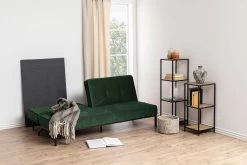 Slaapbank Giovanni - Bosgroen/zwart -Collectie Woonkamermeubels 0000080009 13 6864