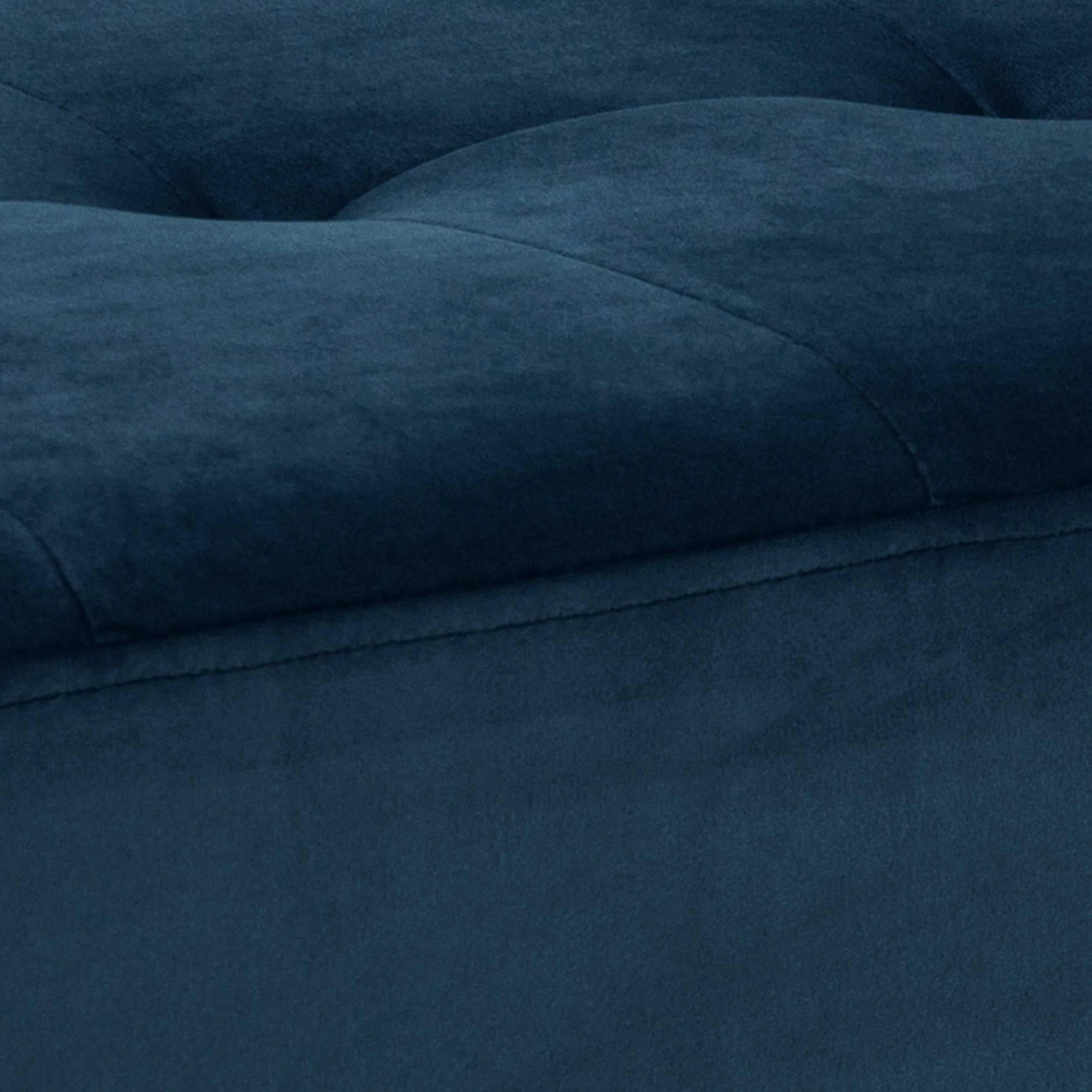 Bank Gloria 95cm - Marineblauw/zwart 5 Bank Gloria 95cm - Marineblauw/zwart - Afbeelding 5