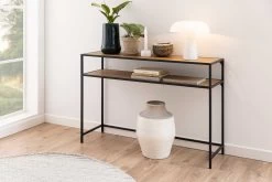 Sidetable Dover 120cm Industrieel - Zwart/wilde Eik -Collectie Woonkamermeubels 0000087427 9 c13f