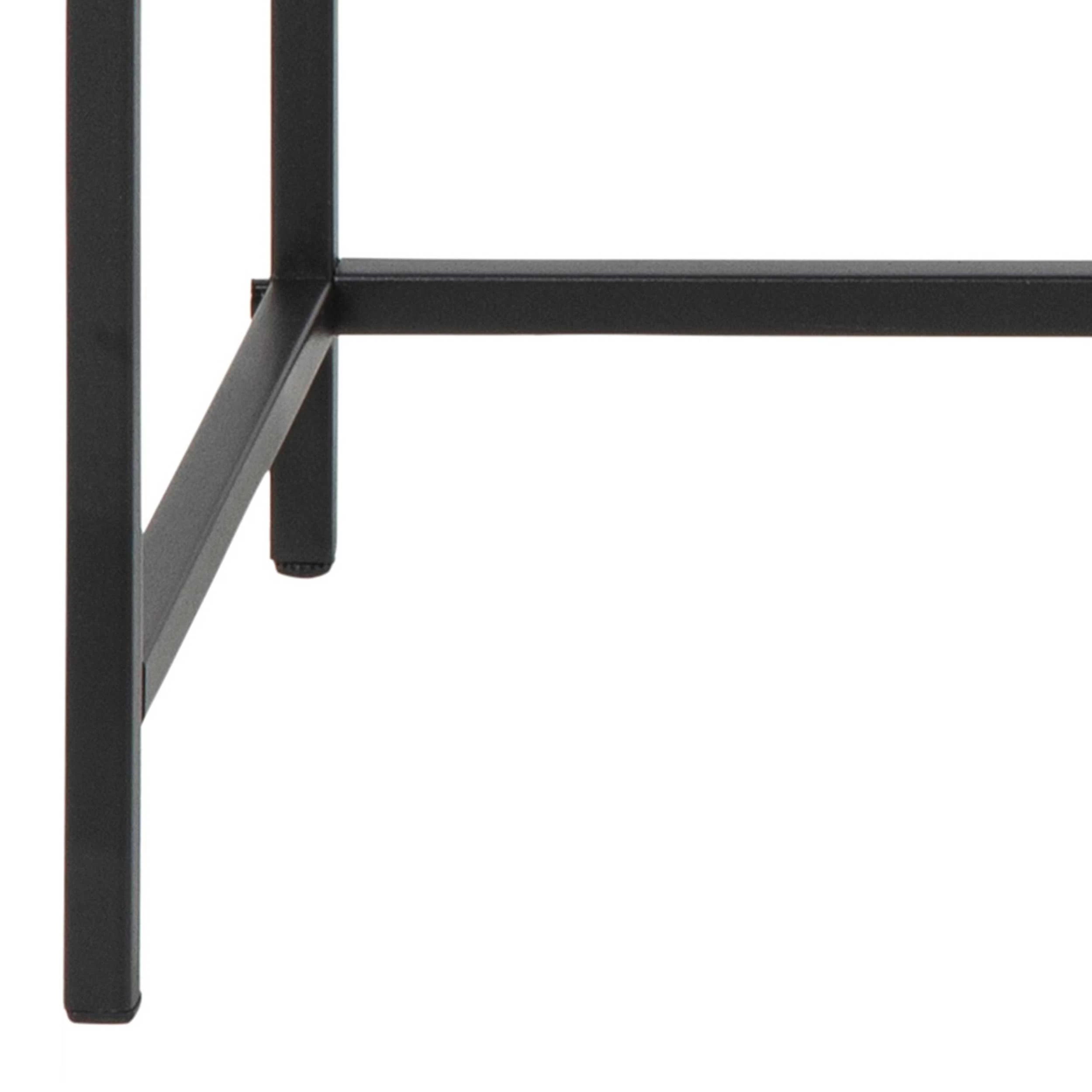 Sidetable Dover 120cm Industrieel - Zwart 2 Sidetable Dover 120cm Industrieel - Zwart - Afbeelding 2