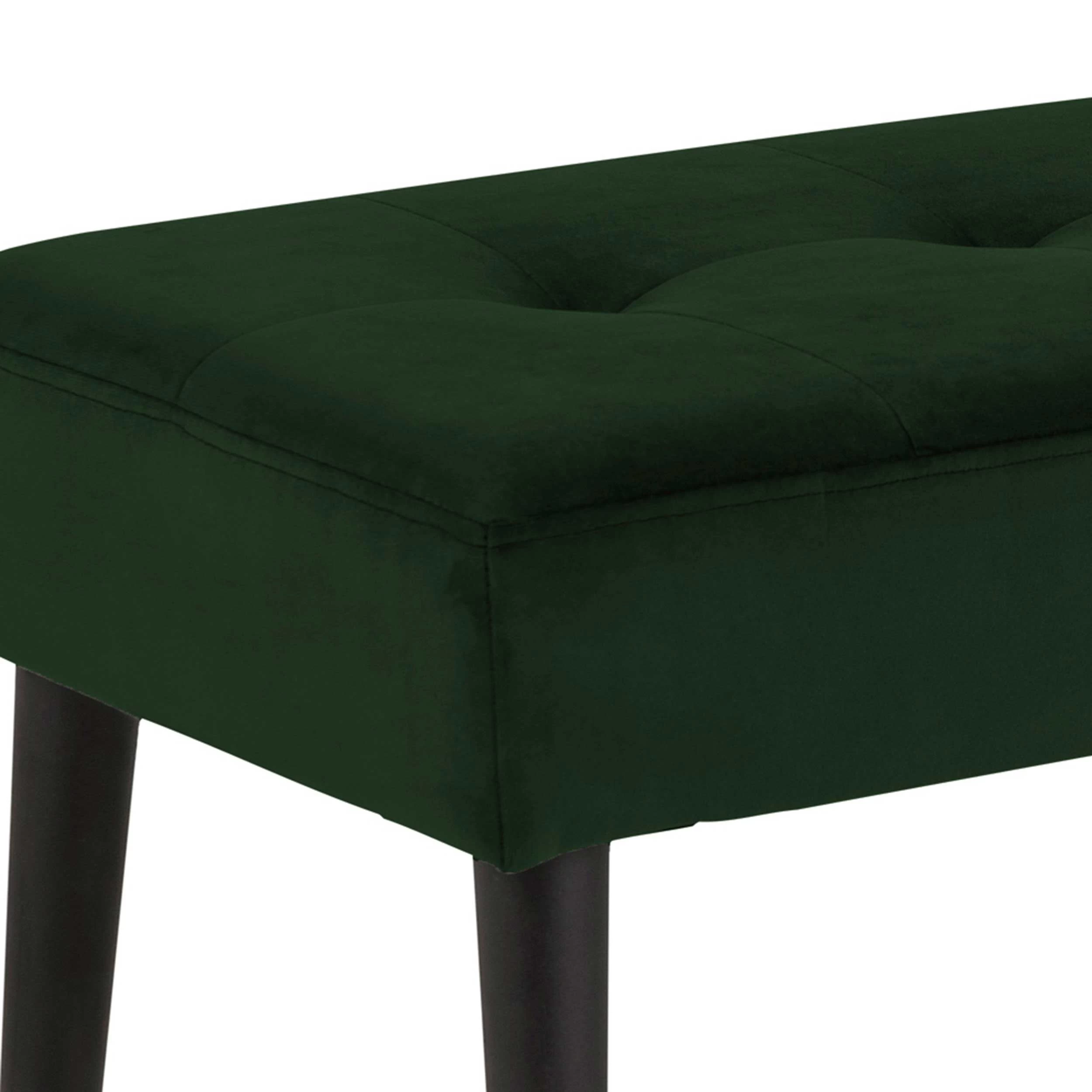 Bank Gloria 95cm - Groen/zwart 7 Bank Gloria 95cm - Groen/zwart - Afbeelding 7