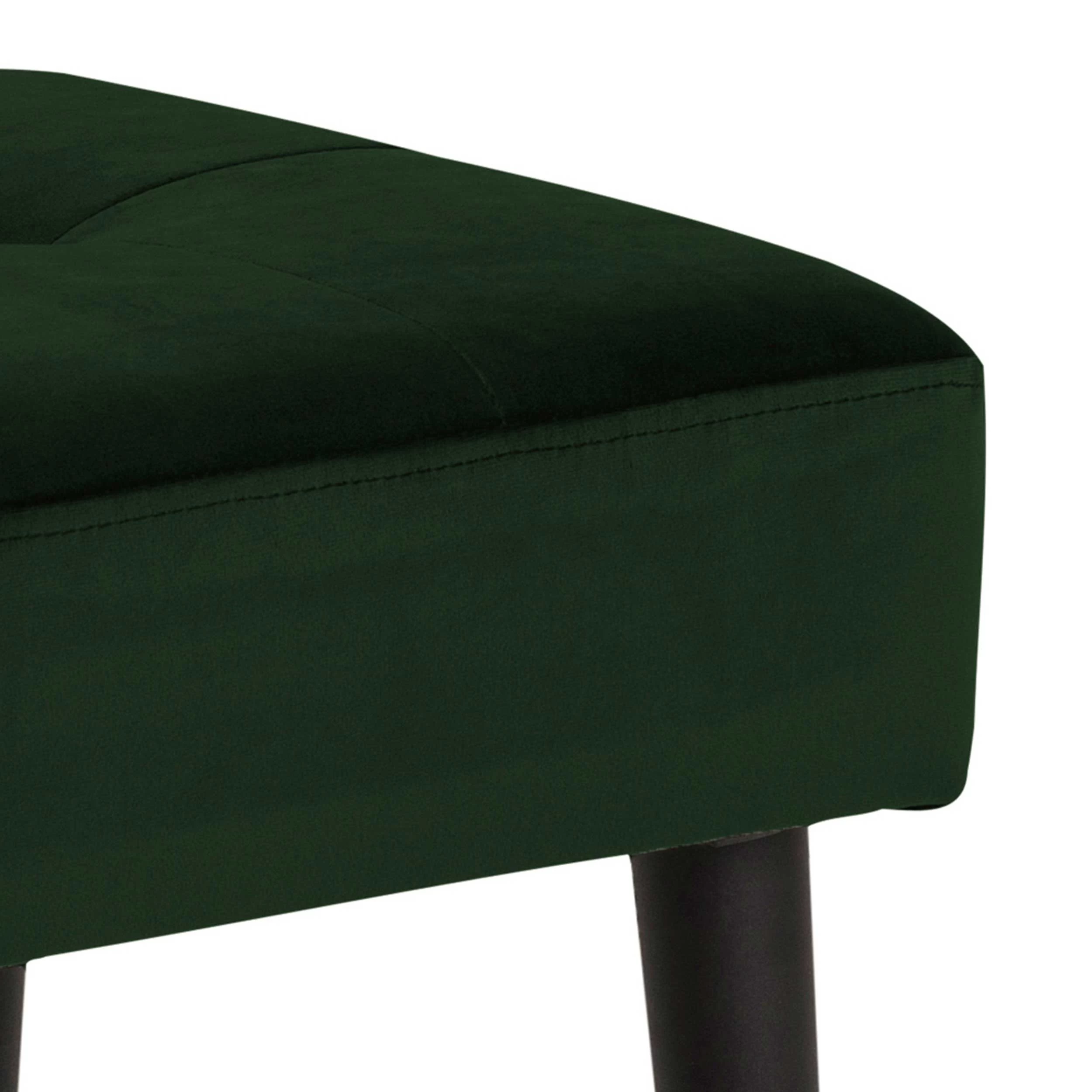 Bank Gloria 95cm - Groen/zwart 3 Bank Gloria 95cm - Groen/zwart - Afbeelding 3