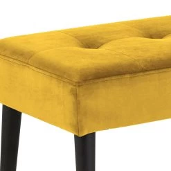 Bank Gloria 95cm - Geel/zwart -Collectie Woonkamermeubels 0000087492 3 35b4