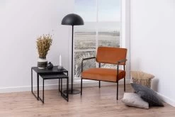 Set Van 2 Bijzettafeltjes Idris - Marmer/zwart -Collectie Woonkamermeubels 0000088559 9 f22c