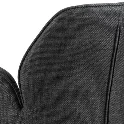 Eetkamerstoel Aubin Met Armleuning - Antraciet/zwart -Collectie Woonkamermeubels 0000101141 c fccc