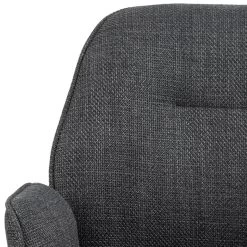 Eetkamerstoel Aubin Met Armleuning - Antraciet/zwart -Collectie Woonkamermeubels 0000101141 d 597c