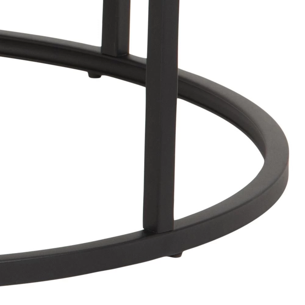 Set Van 2 Salontafels Spiro - Zwart/naturel 7 Set Van 2 Salontafels Spiro - Zwart/naturel - Afbeelding 7