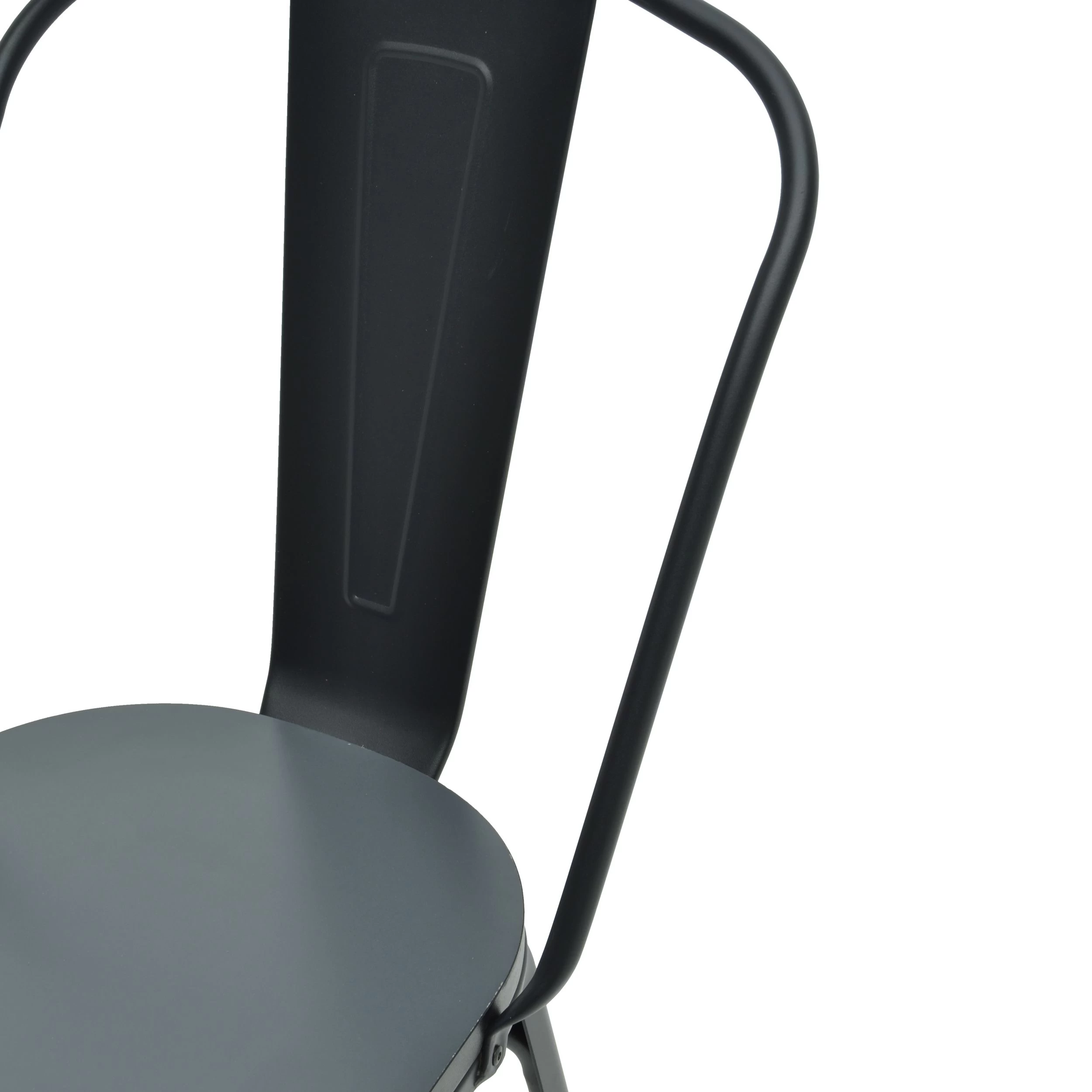 Metalen Stoel Maxwell - Zwart 2 Metalen Stoel Maxwell - Zwart - Afbeelding 2