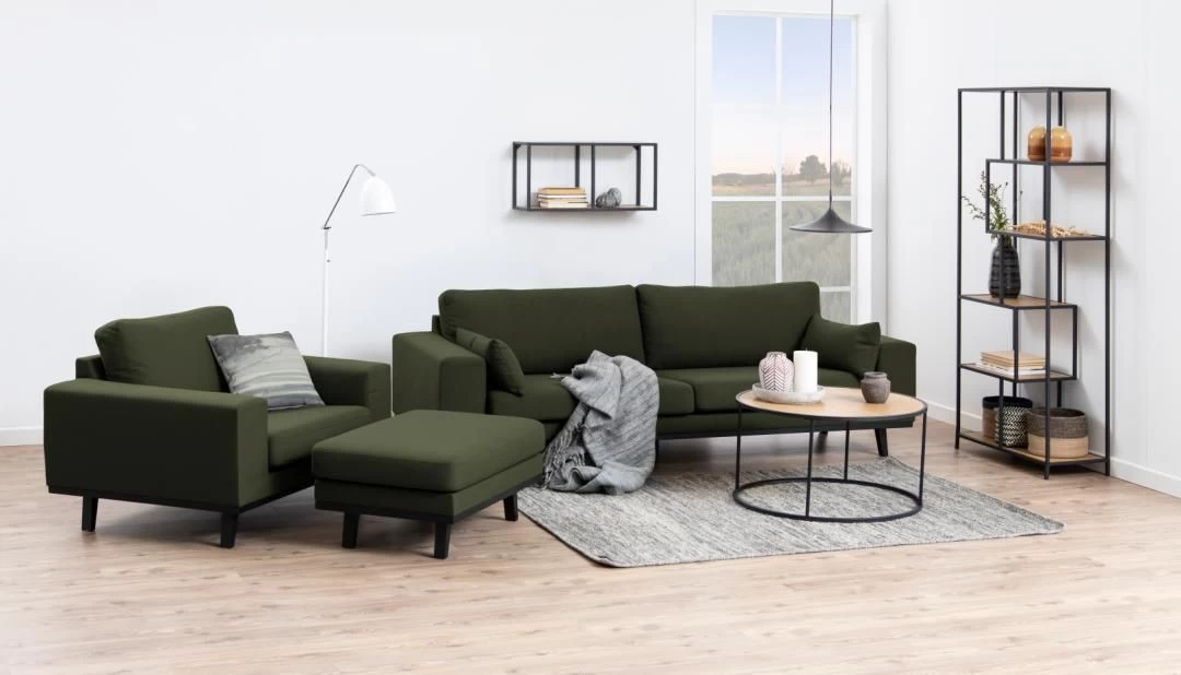 Wandrek Dover 72.5cm - Zwart/wilde Eik 2 Wandrek Dover 72.5cm - Zwart/wilde Eik - Afbeelding 2