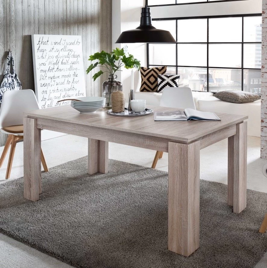 Eettafel Universal | Verlengbaar | 160 X 90 X 77 Cm | Light Oak 1 Eettafel Universal | Verlengbaar | 160 X 90 X 77 Cm | Light Oak