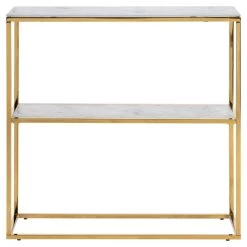 Sidetable Anika 80x26cm 1 Legplank - Wit Marmer/ Goud -Collectie Woonkamermeubels 095CED8E E7BE 4B41 8176 7E25790774D1 f9f9