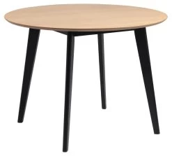 Eettafel Rover Ø105 - Eik/zwart -Collectie Woonkamermeubels 0D3F2CE1 086D 4327 A8AA 425C0354631B 5355