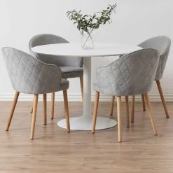 Ronde Eettafel Ibiza ø110 Cm - Wit