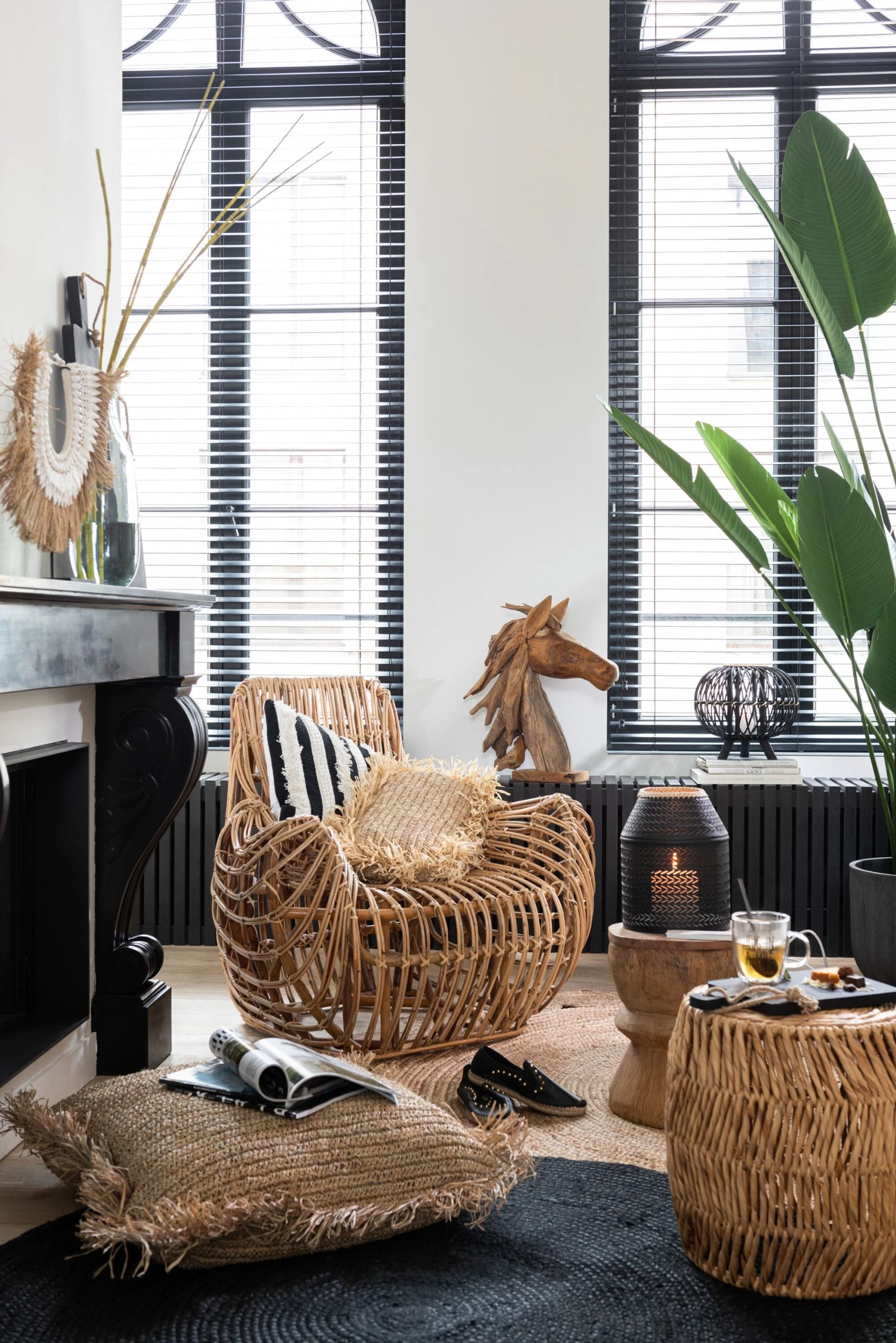 Krukje Maurice Rond Waterhyacint Naturel 2 Krukje Maurice Rond Waterhyacint Naturel - Afbeelding 2