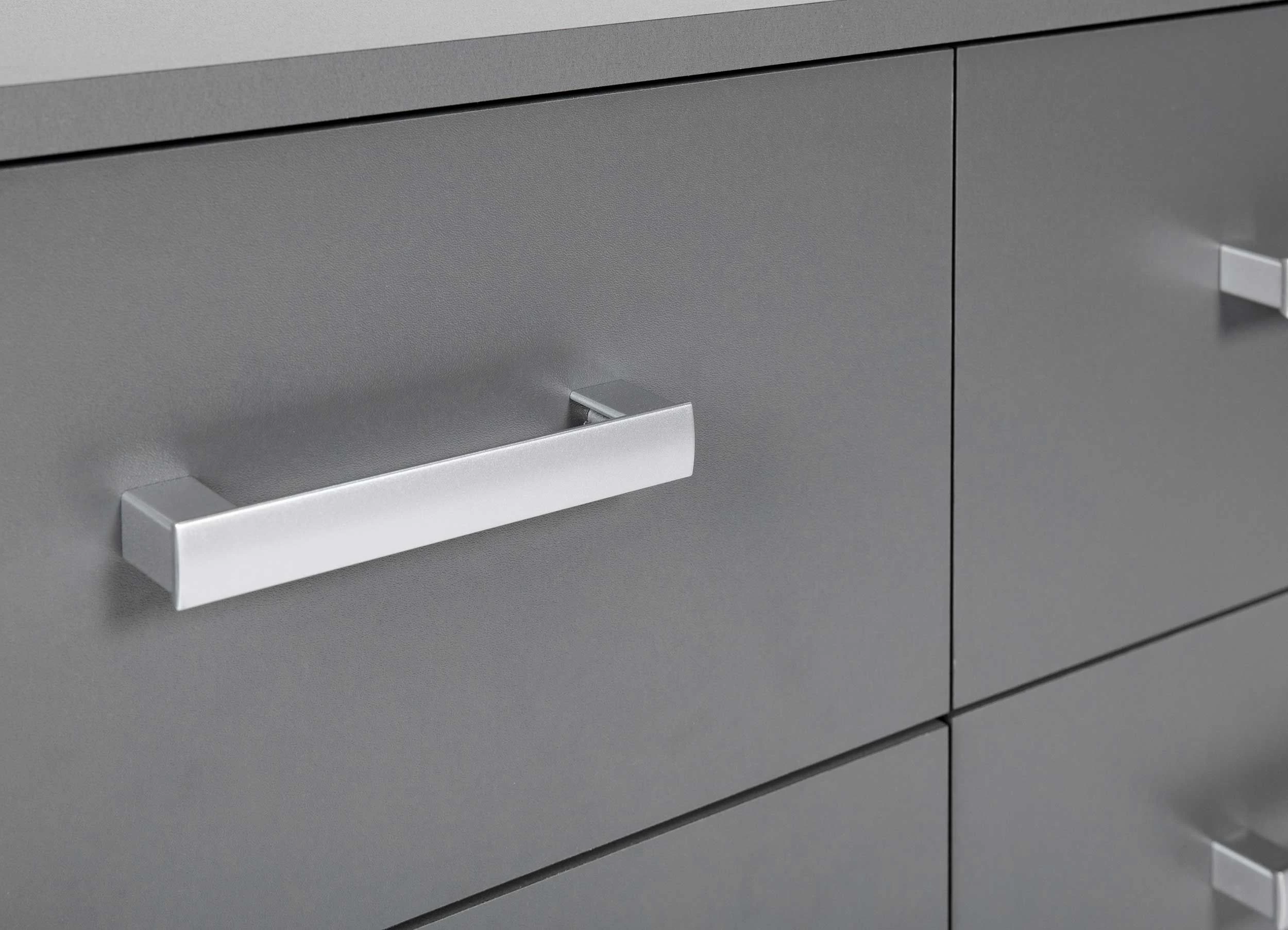 Ladekast Eden 122cm 6 Lades - Grafiet Grijs 5 Ladekast Eden 122cm 6 Lades - Grafiet Grijs - Afbeelding 5