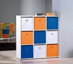 Roomdivider Luini 9 Vakken - Wit -Collectie Woonkamermeubels 13500060 09 1684