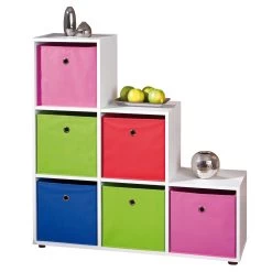 Roomdivider Luini 6 Vakken - Wit -Collectie Woonkamermeubels 13500200 06 1877