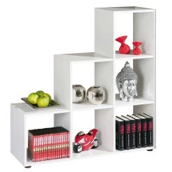 Roomdivider Luini 6 Vakken - Wit -Collectie Woonkamermeubels 13500200 07 9b70