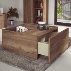 Salontafel Frame - Donkere Eik