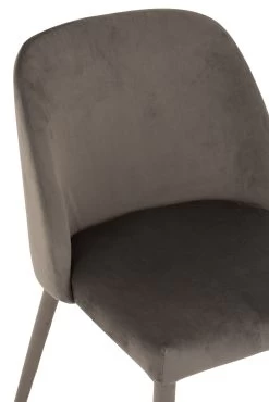 Stoel Charlotte Textiel/metaal Middem Grijs -Collectie Woonkamermeubels 15411 7 a7fa