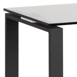 Sidetable Nicola 110cm - Grijs Getint Glas/zwart -Collectie Woonkamermeubels 16EA5426 9EC8 42E5 9B22 3FF586AE1937 b57a