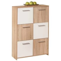 Opbergkast Nicolus 6 Opbergvakken - Eik -Collectie Woonkamermeubels 19300340 01 edca