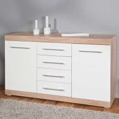 Dressoir Lublin Met 2 Deuren En 4 Laden