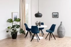 Eettafel Tarro ø110cm - Wit -Collectie Woonkamermeubels 1C0E63AE 846C 48E5 A610 65622AA7EE7D 91ec