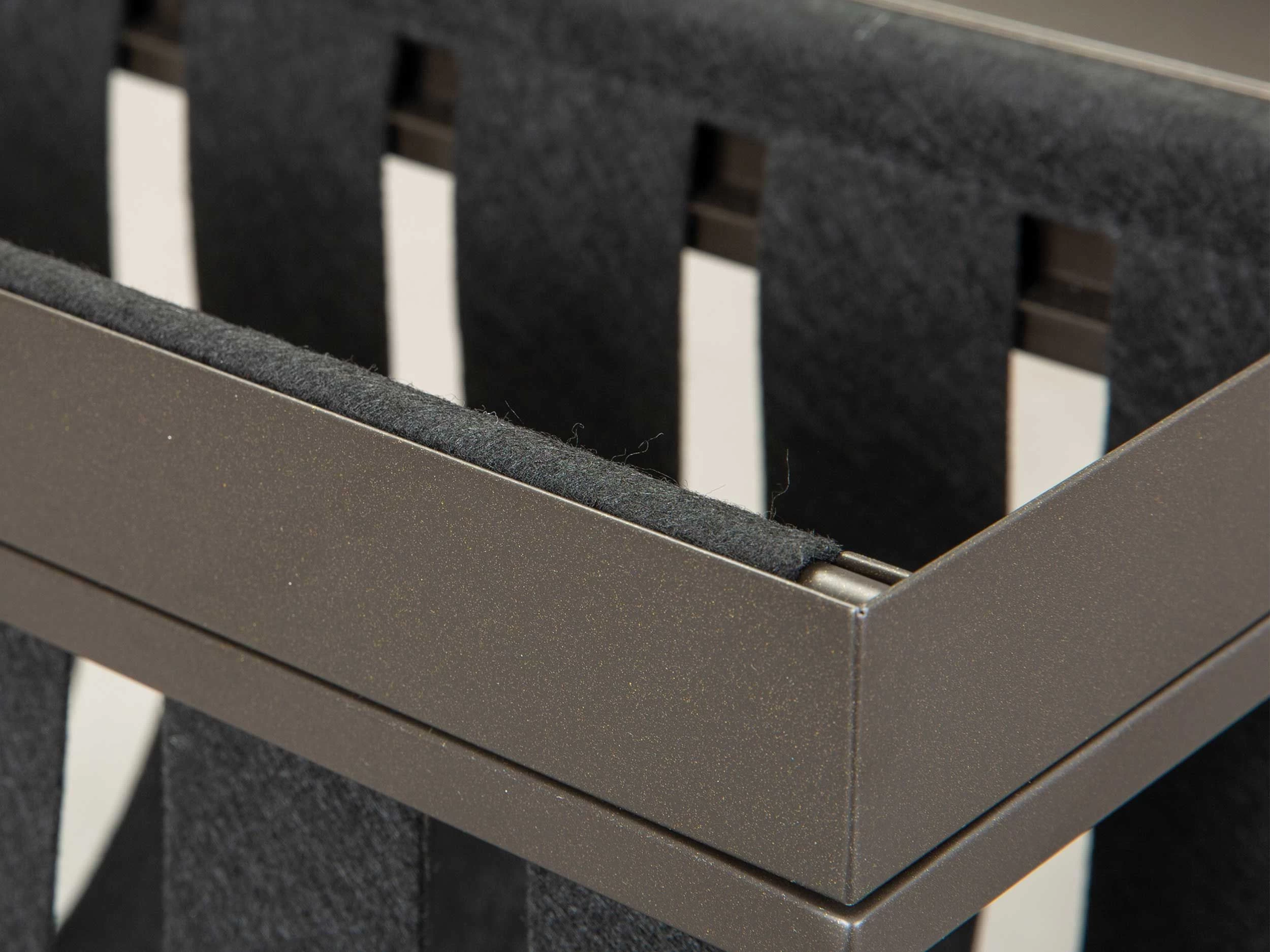 Bijzettafeltje Nubis 35x35 - Antraciet 4 Bijzettafeltje Nubis 35x35 - Antraciet - Afbeelding 4