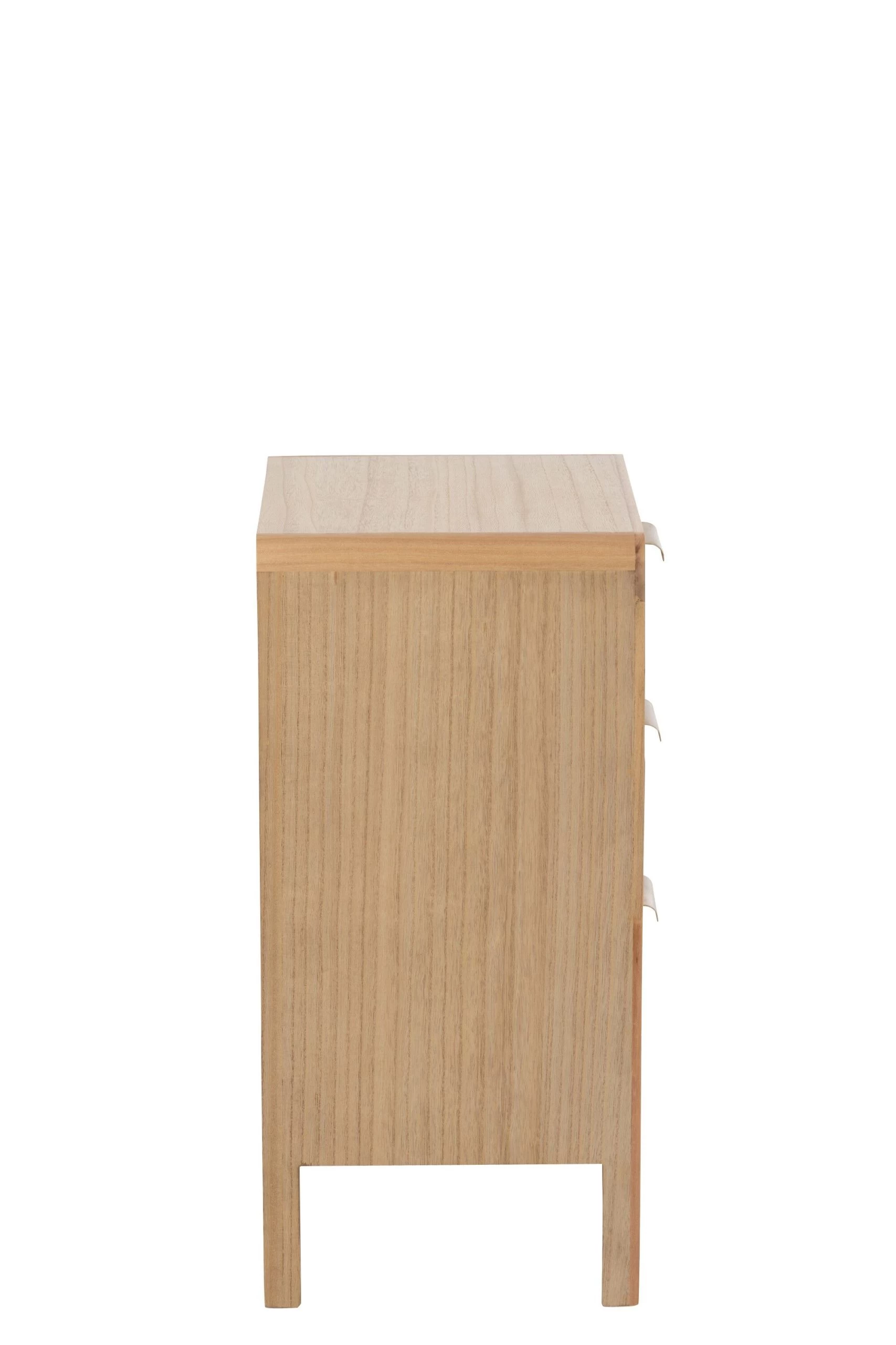 Kast 3 Lades Hout/rattan Naturel 8 Kast 3 Lades Hout/rattan Naturel - Afbeelding 8
