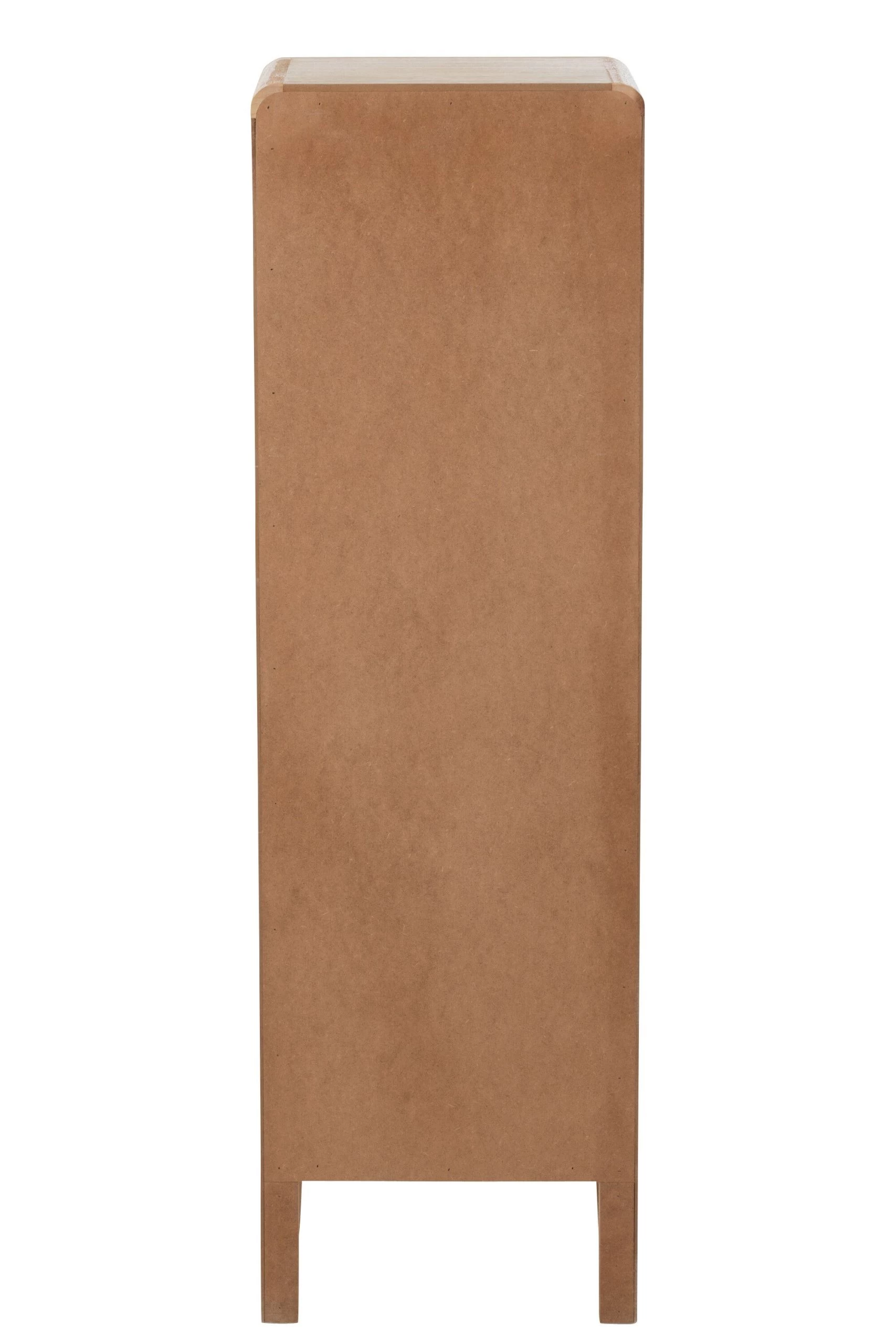 Kast Hoog 5 Lades Hout/rattan Naturel 7 Kast Hoog 5 Lades Hout/rattan Naturel - Afbeelding 7