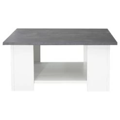 Salontafel Square 67x67 - Wit/beton 10 Salontafel Square 67x67 - Wit/beton -Collectie Woonkamermeubels 2084A2198X00 Square 67x67 white and concrete look 4 68b1