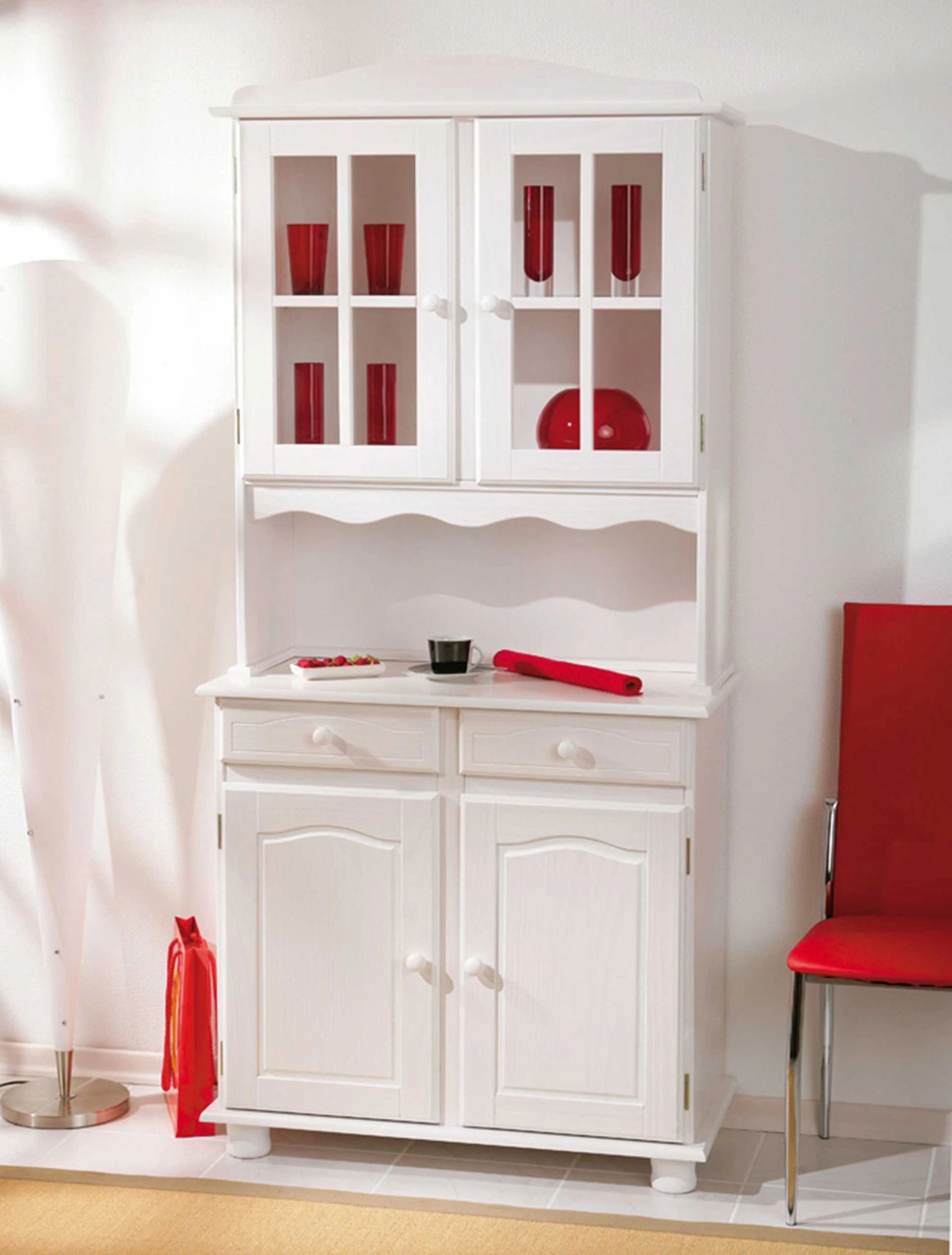 Vitrinekast Abaco - Wit 14 Vitrinekast Abaco - Wit - Afbeelding 14