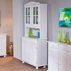 Vitrinekast Abaco - Wit