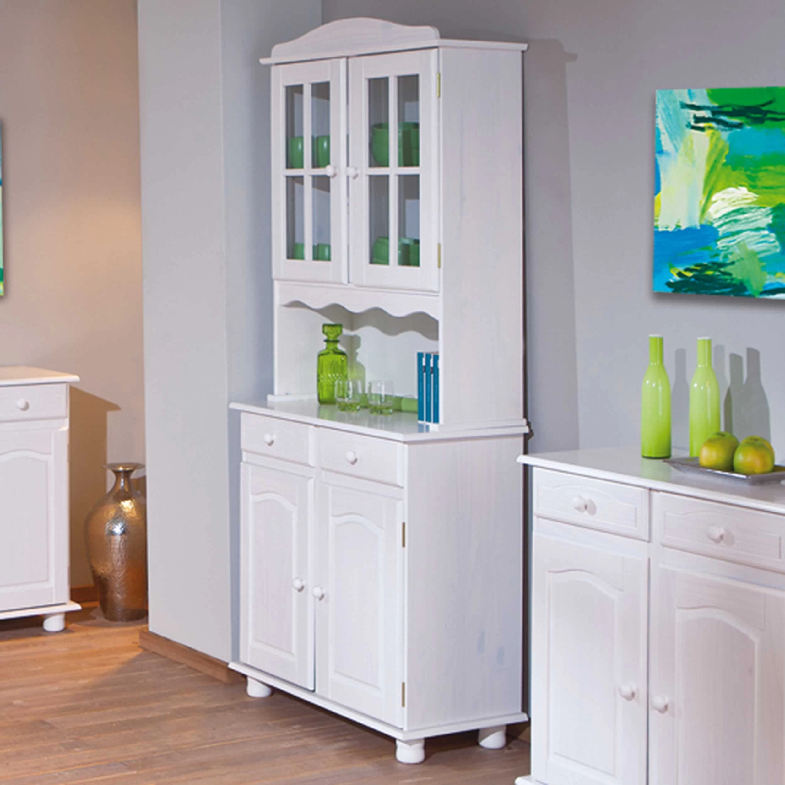 Vitrinekast Abaco - Wit 1 Vitrinekast Abaco - Wit