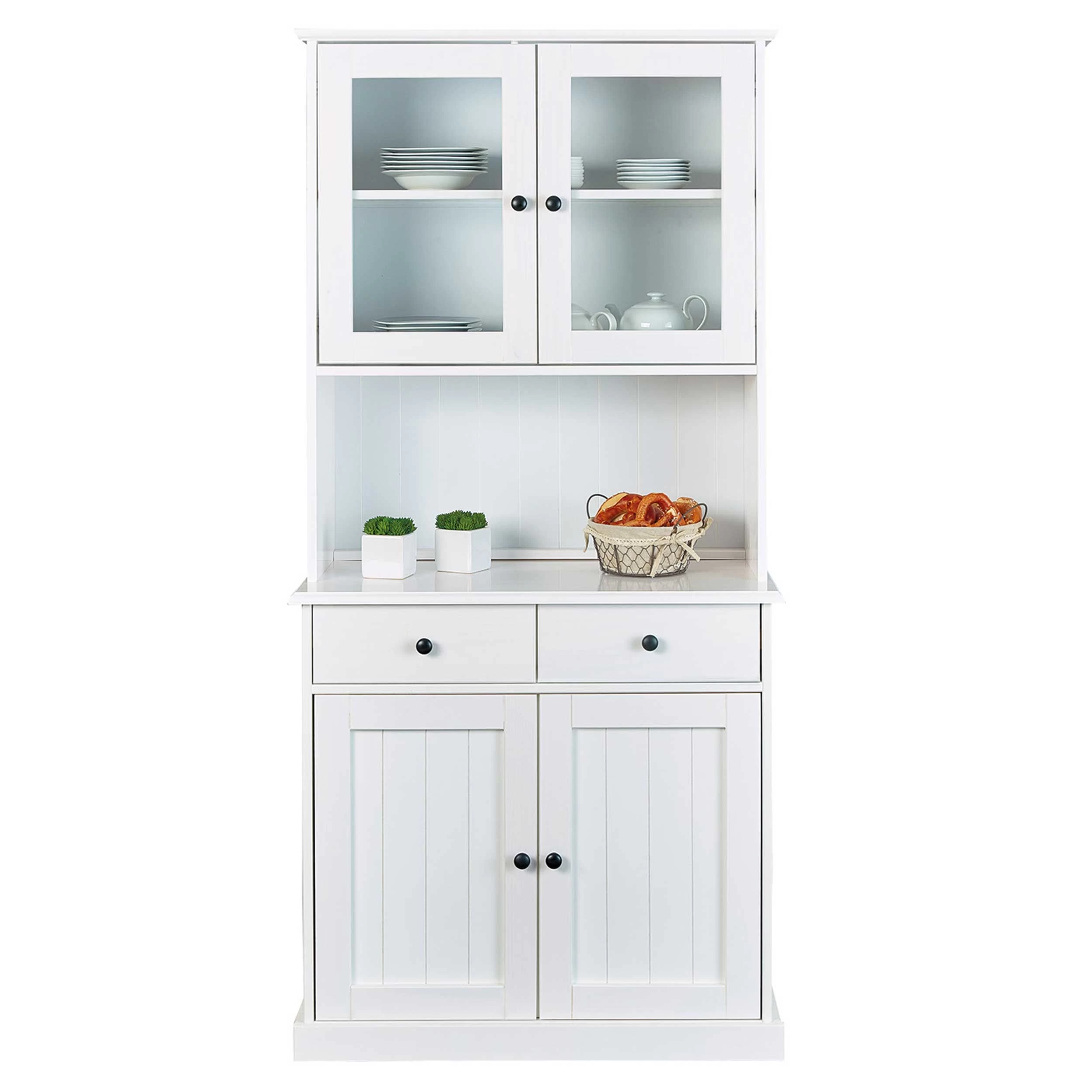 Buffetkast Westerland Smal Landelijk - Wit 8 Buffetkast Westerland Smal Landelijk - Wit - Afbeelding 8
