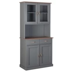 Buffetkast Cerci 90cm Met 4 Deuren & 2 Lades - Grijs 15 Buffetkast Cerci 90cm Met 4 Deuren & 2 Lades - Grijs -Collectie Woonkamermeubels 20904220 01 2380