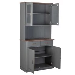 Buffetkast Cerci 90cm Met 4 Deuren & 2 Lades - Grijs 12 Buffetkast Cerci 90cm Met 4 Deuren & 2 Lades - Grijs -Collectie Woonkamermeubels 20904220 02 5ac6