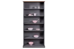 Boekenkast Westerland | 90 X 38,1 X 190 Cm | Donkergrijs -Collectie Woonkamermeubels 20904255 03 80ec