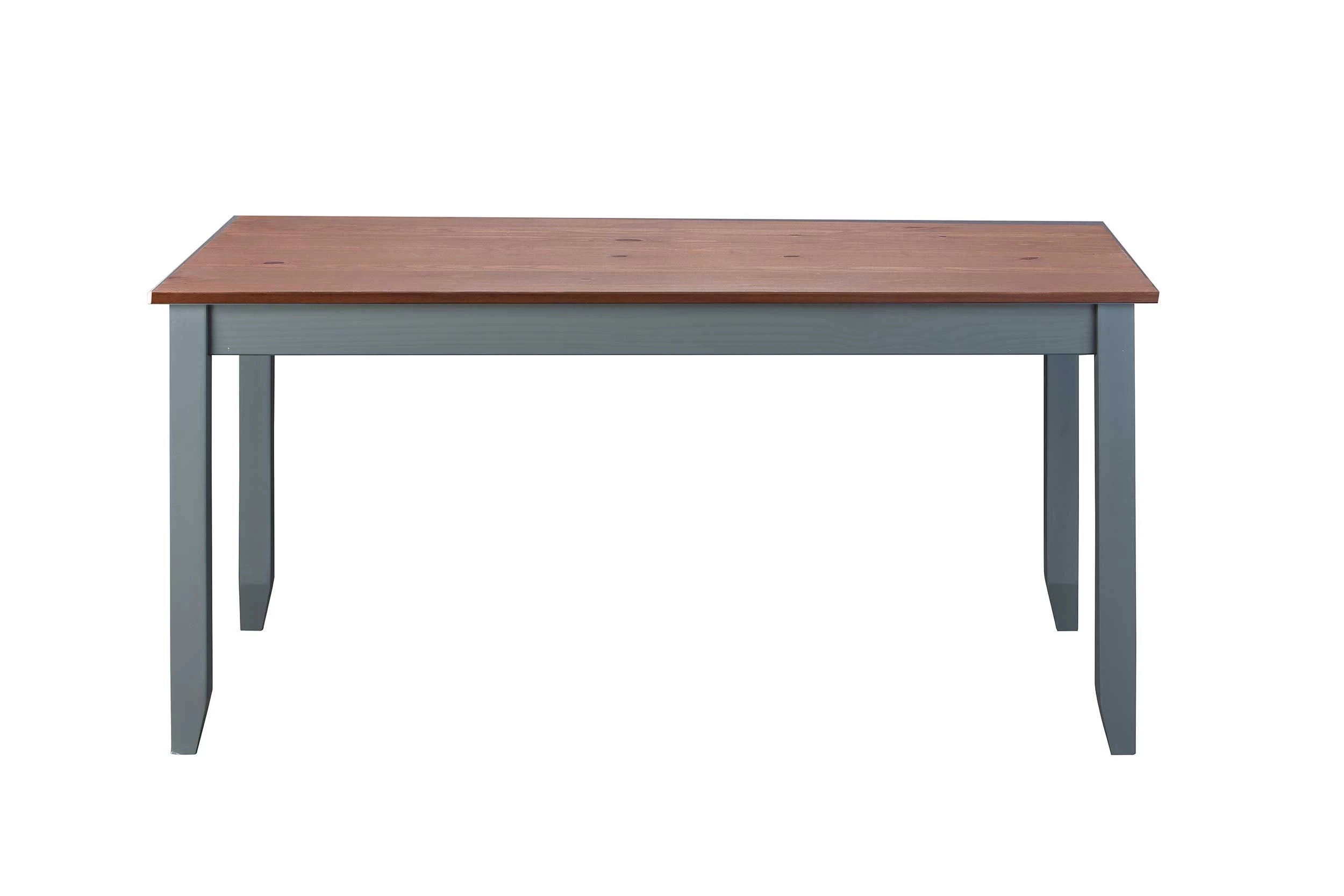 Eettafel Cerci 160cm - Donkergrijs 2 Eettafel Cerci 160cm - Donkergrijs - Afbeelding 2