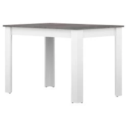 Eettafel Nice 110 Cm - Wit/beton -Collectie Woonkamermeubels 2280A2198X00 Nice concrete and white 3 0d65