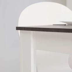 Eettafel Nice 110 Cm - Wit/beton -Collectie Woonkamermeubels 2280A2198X00 Nice concrete and white 7 6302