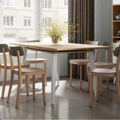 Uitschuifbare Tafel Kim 90x134/174 - Eik