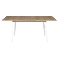 Uitschuifbare Tafel Kim 90x134/174 - Eik 17 Uitschuifbare Tafel Kim 90x134/174 - Eik -Collectie Woonkamermeubels 2290A0300X00 Dining table natural oak and white 4 a4e9
