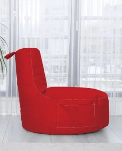 Red Bean Bag | Atelier Del Sofa | Waterdicht | 100% Gerecycled Piepschuim". -Collectie Woonkamermeubels 248FRN1388 20 208 9083